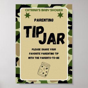 Camo Baby Shower Sign