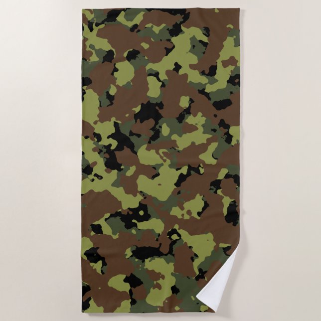 Camo Beach Towel (Front)