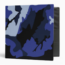Camo Bleu, Classeur à 3 anneaux