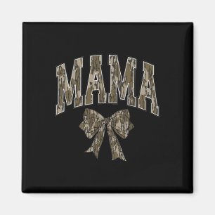 Camo Bow Coquette Mama Mom Dove Season Hunting Hun Magnet