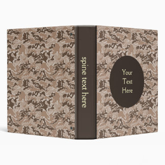 Camo brown Binder