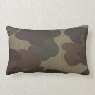Camo Brown Kids MoJo Throw Pillow