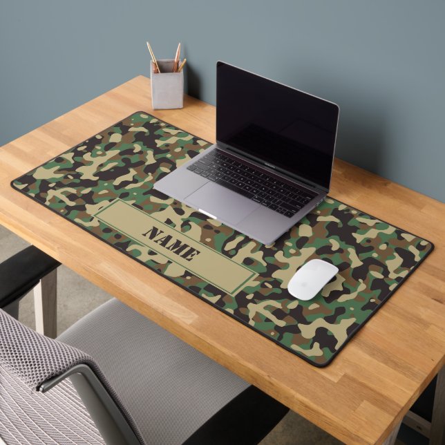 Camo camouflage motif nom personnalisé (Bureau 2)
