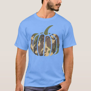 Camo Camouflage Pumpkin Halloween Costume Men Wome T-Shirt