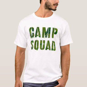 Camo CAMP SQUAD Host Summer Counselor Teacher 2022 T-Shirt