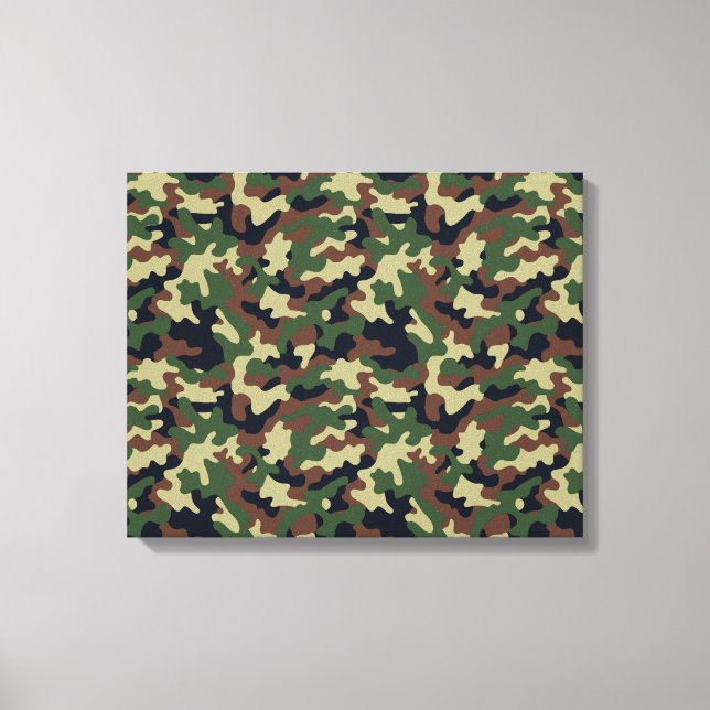 Camo Canvas Print (Front)