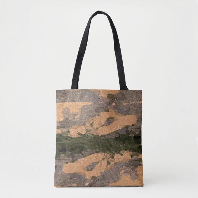 Camo Chic Military Tote Bag (Front)