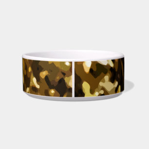 Camo Colour Abstract Pattern Bowl