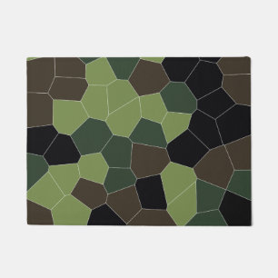 Camo Colour Abstract Pattern Doormat