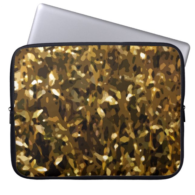 Camo Colour Abstract Pattern Laptop Sleeve (Front)
