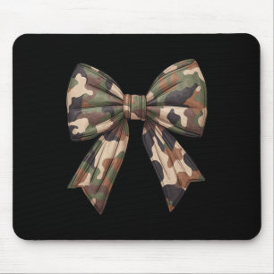 Camo Coquette Bow Duck Hunting Girls Kids Women Hu Mouse Pad