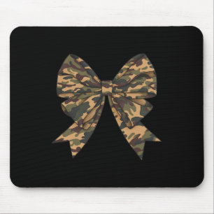 Camo Coquette Bow Duck Hunting Girls Kids Women Hu Mouse Pad