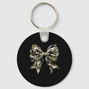 Camo Coquette Bow Hunt Duck Hunting Camouflage 1  Keychain