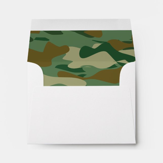 Camo de l'armée camouflage militaire enveloppes (Dos (Bas))