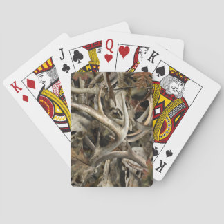 Camo Deer Skulls Playing Cards