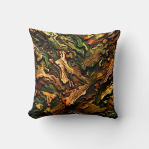 Camo Design Throw Pillow