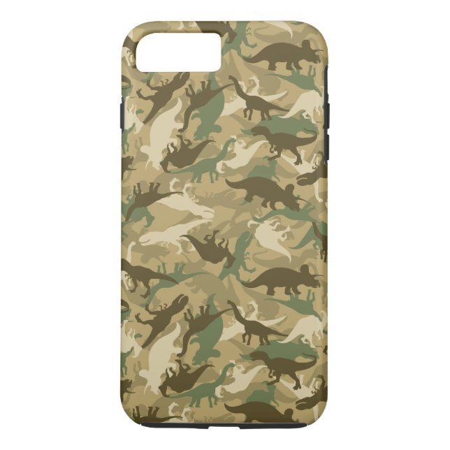 Camo Dinosaur Phone Case (Back)