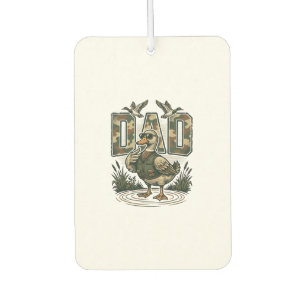 Camo Duck Dad Vintage Engraving T-Shirt Design_1 Air Freshener
