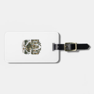 Camo Duck Dad Vintage Engraving T-Shirt Design_1 Luggage Tag