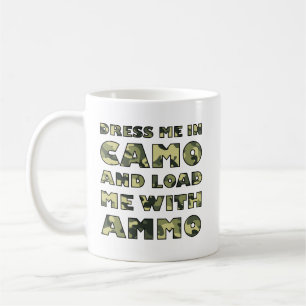 Camo et Ammo drôle Chasse Mug
