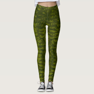 camo farfalla leggings