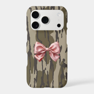 Camo Fille Ruban Rose Arc Bas Camo