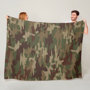 Camo  fleece blanket