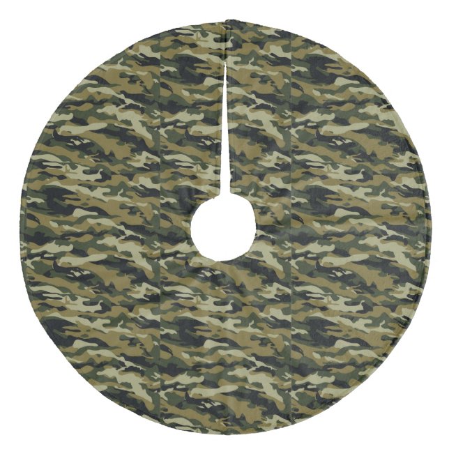 Camo Fleece Tree Skirt (Front)
