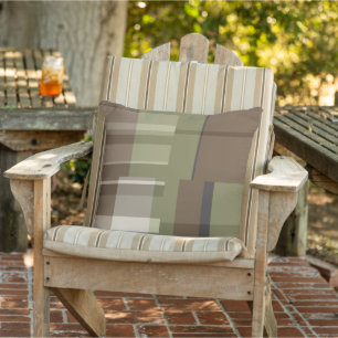 Camo Geometric Outdoor Pillow