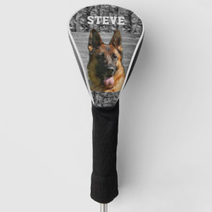 Camo German Shepherd Dog Breed Animal Name Golf He Head Cover