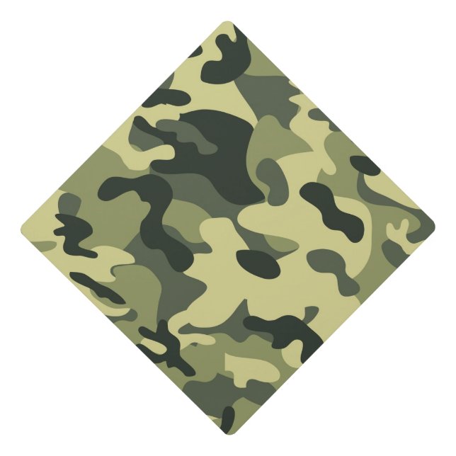 Camo Graduation Cap Topper (Front)