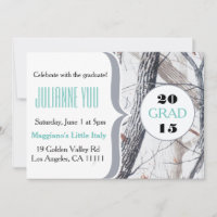 Camo Graduation Party 2015 Invitation personnalisé