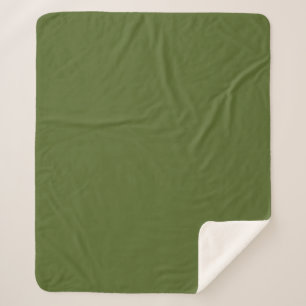 Camo green  sherpa blanket