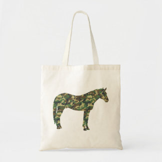 Camo Horse Tote Bag