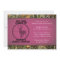 Camo Hot Pink Bridal Shower Invitations
