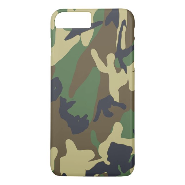 Camo iPhone 8 Plus/7 Plus Cases (Back)