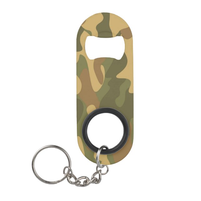 Camo Keychain Bottle Opener (Front)