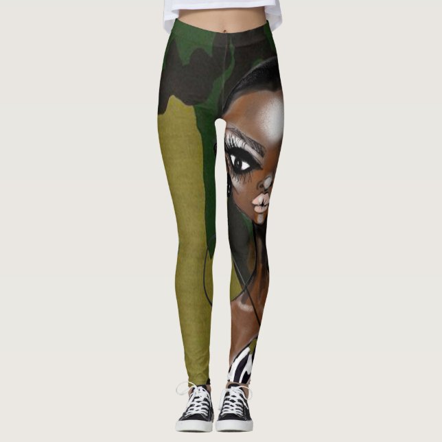 CAMO   LEGGINGS (Front)