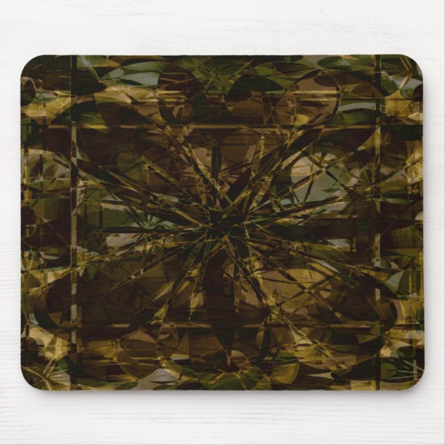 Camo Lover Petal Design Mouse Pad (Front)