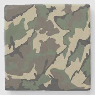 Camo, Marble Stone Coaster