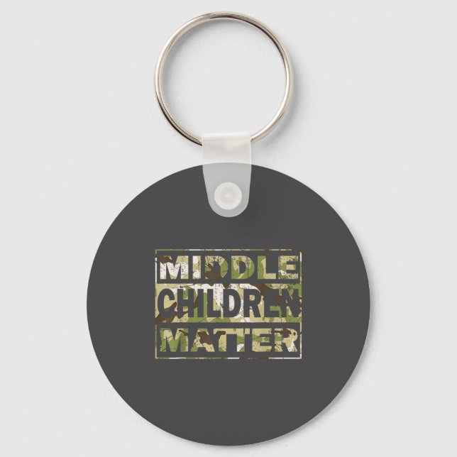 Camo Matter Middle Quote Redleg Crew Keychain (Front)