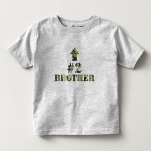 Camo Middle Brother shirt / I'm the #2 brother