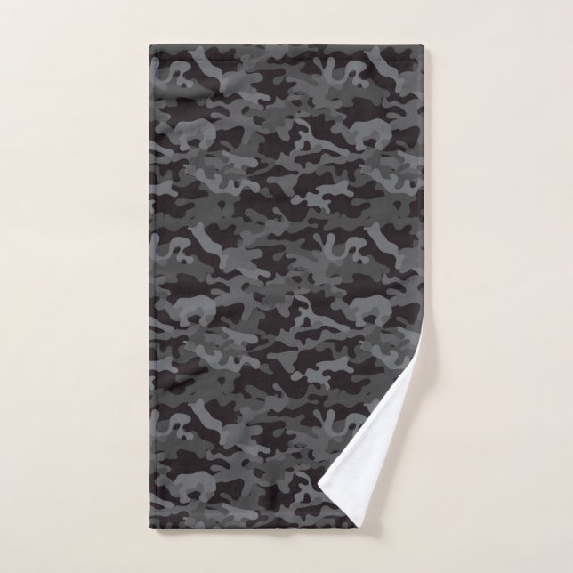 CAMO noir et gris  (Serviette à main)