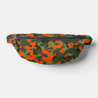 Camo orange Black Green Forest