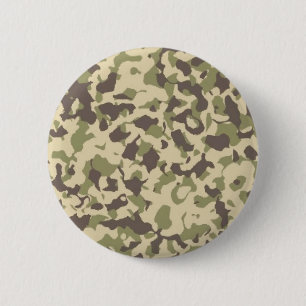 Camo Pattern 2 Inch Round Button