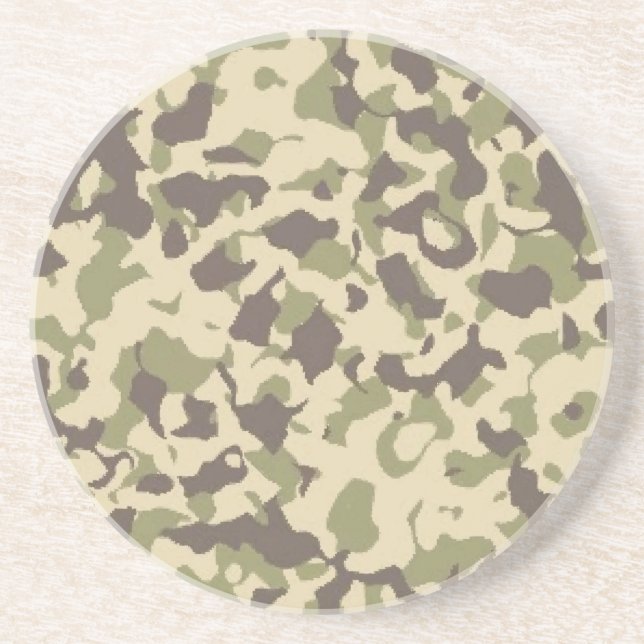 Camo Pattern Coaster (Front)