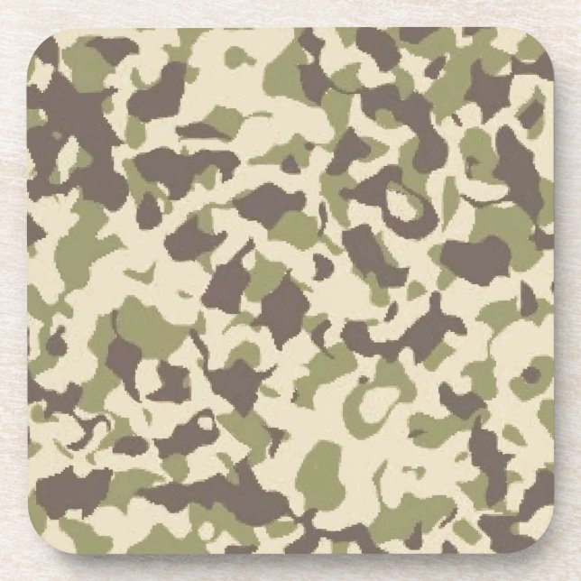 Camo Pattern Coaster (Front)