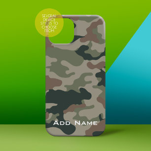 Camo Pattern for hunters or military with Name Case-Mate iPhone 14 Pro Max Case