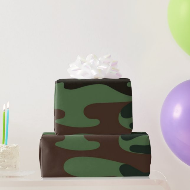 Camo Pattern fun wrapping paper (Party Gifts)