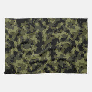 Camo Pattern Kitchen Towel